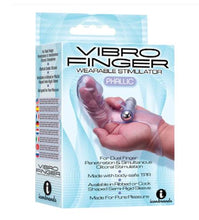 Load image into Gallery viewer, The 9's Vibro Finger Phallic Finger Massager Purple

