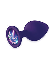 Load image into Gallery viewer, The 9&#39;s Booty Talk Neon Leaf Silicone Butt Plug
