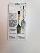 Load image into Gallery viewer, Couture Clips Peacock Plume Luxury Nipple Clamps
