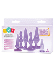 Load image into Gallery viewer, Try-curious Anal Plug Kit Purple
