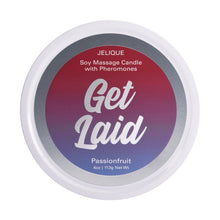 Load image into Gallery viewer, Massage Candle W/ Pheromones Get Laid Passionfruit 4oz
