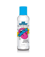 Load image into Gallery viewer, Smack Blue Raspberry 2 Oz Warming Massage Oil
