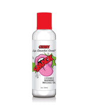 Load image into Gallery viewer, Smack Cherry 2 Oz Warming Massage Oil
