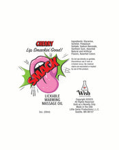 Load image into Gallery viewer, Smack Cherry 2 Oz Warming Massage Oil
