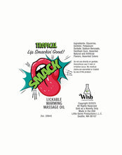 Load image into Gallery viewer, Smack Tropical 2 Oz Warming Massage Oil
