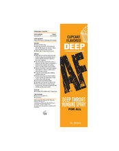 Load image into Gallery viewer, Deep Af Deep Throat Spray Cupcake 1oz
