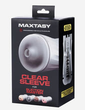 Load image into Gallery viewer, Maxtasy Suction Sleeve Standard Clear Replacement
