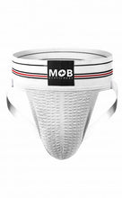 Load image into Gallery viewer, Mob Fetish Jockstrap White Medium 3in Waistband(bulk)
