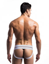 Load image into Gallery viewer, Mob Fetish Jockstrap White Medium 3in Waistband(bulk)
