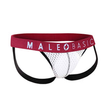 Load image into Gallery viewer, Mb Spot Jockstrap White Medium
