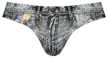 Load image into Gallery viewer, Dirty Denim Thong Blue L/xl
