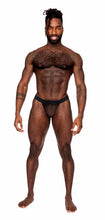 Load image into Gallery viewer, Heart Breaker Micro V Thong Black S/m
