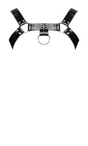 Aries Leather Harness Black O/s