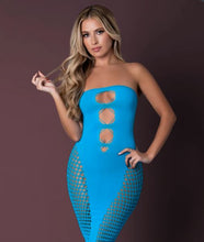 Load image into Gallery viewer, Seamless Gown Turquoise O/s
