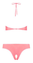 Load image into Gallery viewer, Forever Mesh Underboob Teddy Coral 2xl
