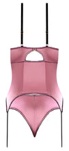 Load image into Gallery viewer, Sensual Desires Basque &amp; Tanga Set Mauve S/m
