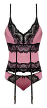 Load image into Gallery viewer, Sensual Desires Basque &amp; Tanga Set Mauve S/m
