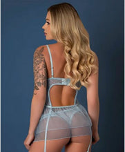 Load image into Gallery viewer, Baby Doll &amp; Thong Blue M
