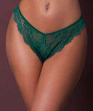 Load image into Gallery viewer, Split Crotch Panty Emerald S/m
