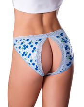 Load image into Gallery viewer, Split Back Panty L/xl Blueberry
