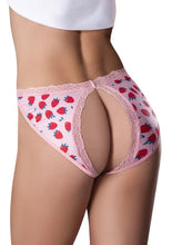 Load image into Gallery viewer, Split Back Panty 2xl Strawberry
