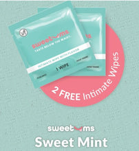 Load image into Gallery viewer, Sweetums Crotchless Panty W/ Wipes Mint L/xl

