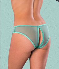 Load image into Gallery viewer, Sweetums Crotchless Panty W/ Wipes Mint L/xl
