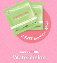 Load image into Gallery viewer, Sweetums Flutter Thong W/ Wipes Watermelon S/m

