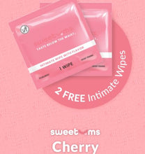 Load image into Gallery viewer, Sweetums Split Panty W/ Wipes Cherry 2xl
