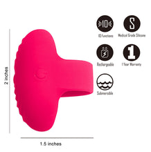 Load image into Gallery viewer, Ruby Rechargeable Vibrating Ring
