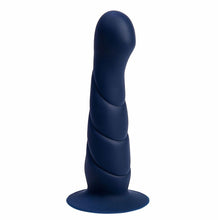 Load image into Gallery viewer, Marin 8 In Posable Silicone Dong Blue
