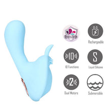 Load image into Gallery viewer, Averi Dual Stim Vibe Blue
