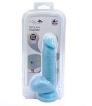 Load image into Gallery viewer, Declan 6.5in Liquid Silicone Dong Blue
