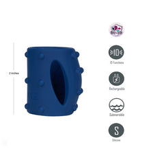 Load image into Gallery viewer, Romeo Blue Vibrating Girth Enhancer
