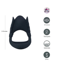 Load image into Gallery viewer, Rocky Black Penis Ring
