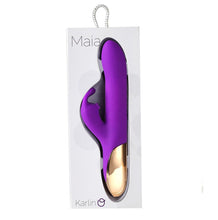 Load image into Gallery viewer, Karlin Supercharged Silicone Rabbit Rechargeable Purple
