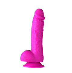 Josi 8in Realistic Silicone Dong Purple