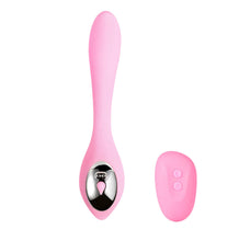 Load image into Gallery viewer, Harmonie Pink Bendable Dual Vibrator W/ Remote Control
