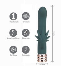 Load image into Gallery viewer, Kusha 10 Function Rechargeable Silicone Cannabis Rabbit
