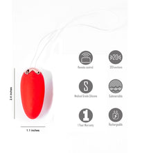 Load image into Gallery viewer, Shortcake Strawberry Shaped Rechargeable Egg

