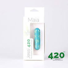 Load image into Gallery viewer, Jessi 420 10 Function Mini Rechargeable Bullet Emerald
