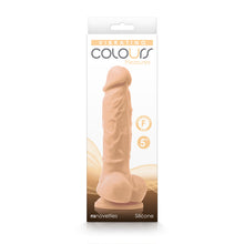 Load image into Gallery viewer, Colours Pleasures Vibrating 5 Dildo White &quot;
