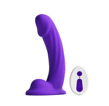 Load image into Gallery viewer, Colours Curve Vibr. 6' Dildo Purple
