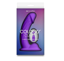 Load image into Gallery viewer, Colours Curve Vibr. 6' Dildo Purple
