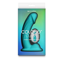 Load image into Gallery viewer, Colours Curve Vibr. 6' Dildo Teal
