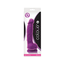 Load image into Gallery viewer, Colours Dual Density 5in Dildo Purple
