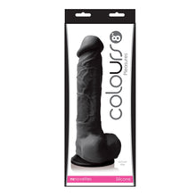 Load image into Gallery viewer, Colours Pleasures 8in Dildo Black
