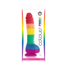 Load image into Gallery viewer, Colours Pride Edition 8in Dildo Rainbow
