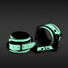 Load image into Gallery viewer, Glo Bondage Wrist Cuffs Green

