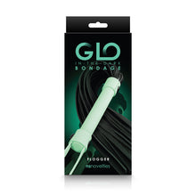 Load image into Gallery viewer, Glo Bondage Flogger Green
